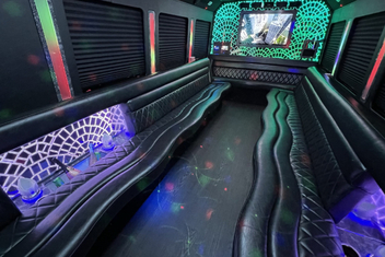 Newark Limo Bus Interior