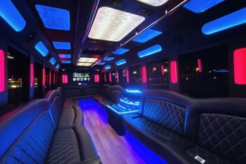 Newark Limousine Bus Interior