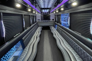 Newark Party Bus Interior