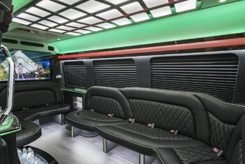 Newark Sprinter Party Bus Interior