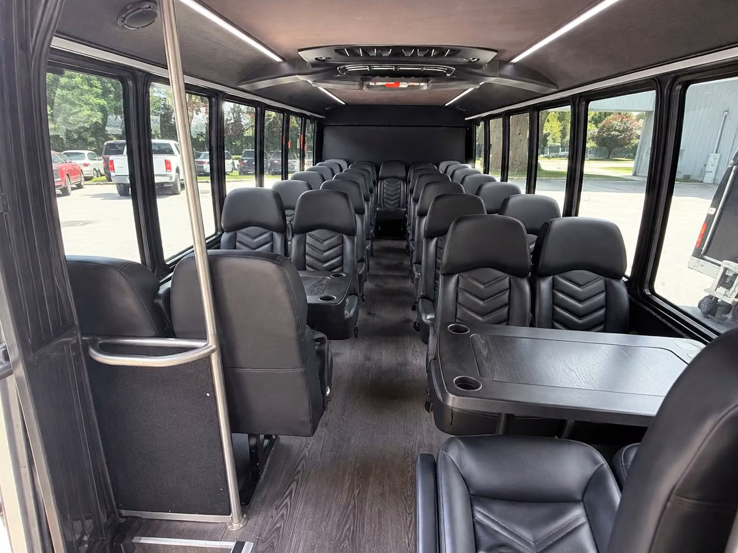 18 passenger minibus interior