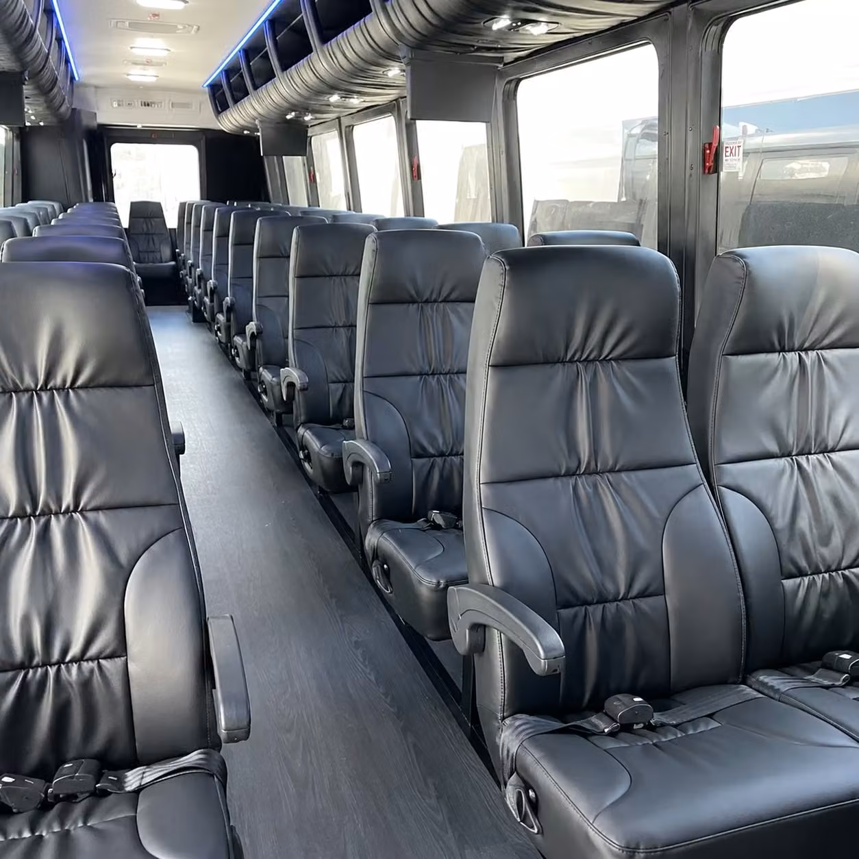 25 passenger minibus inside