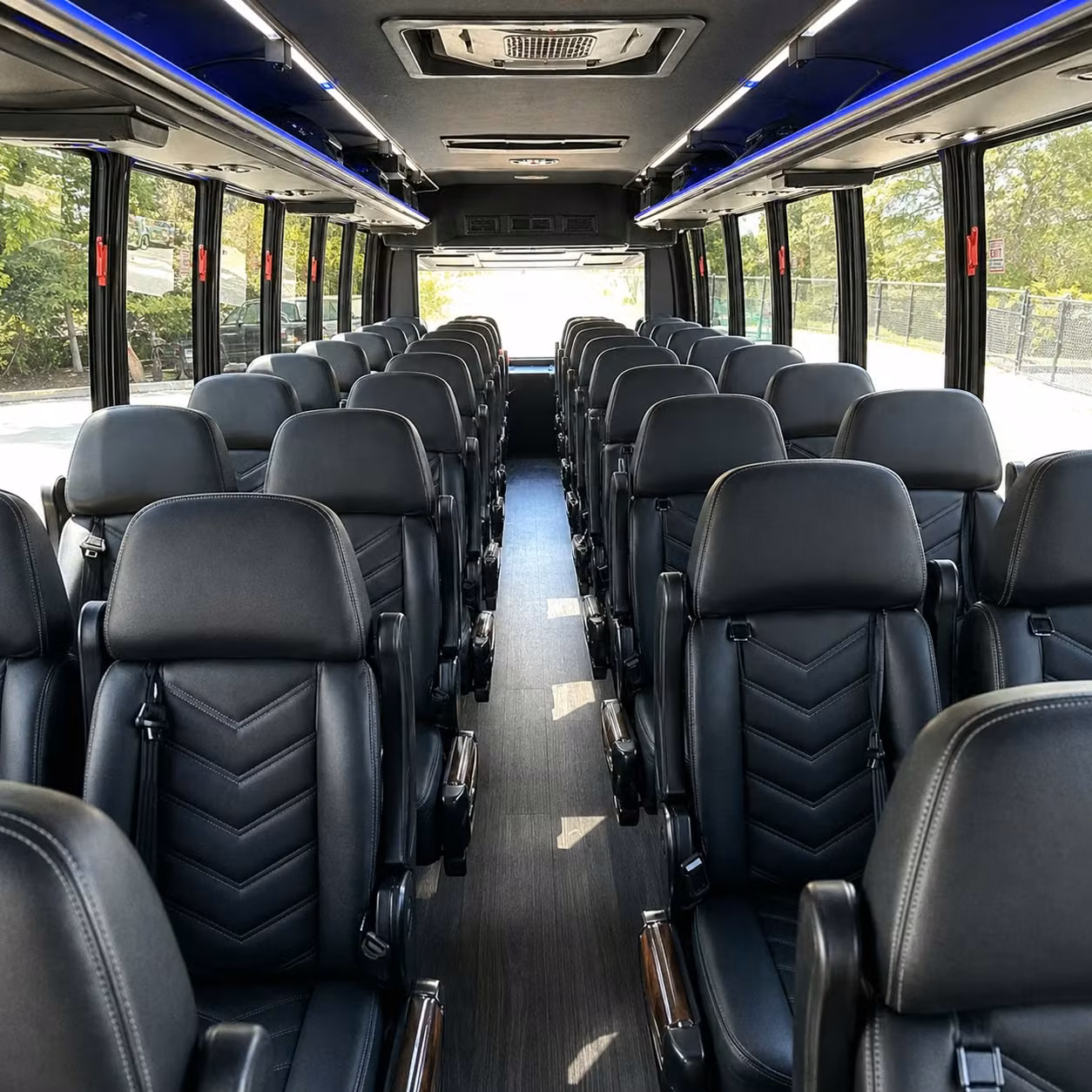 35 passenger minibus interior