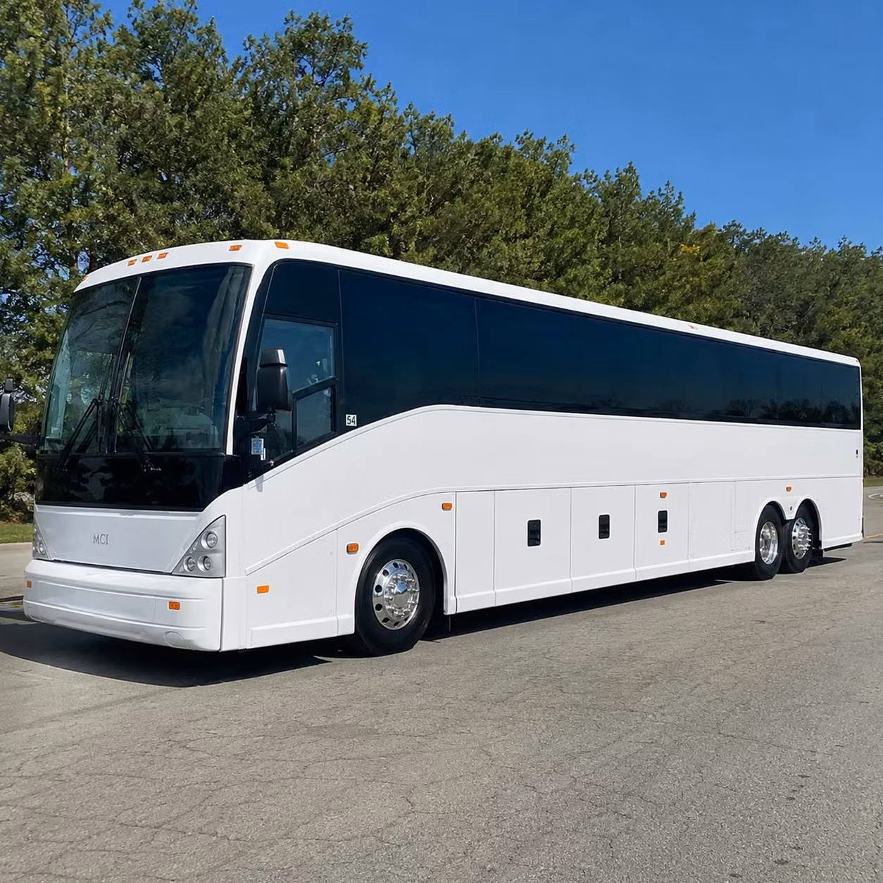 newark 56 passenger charter bus rental