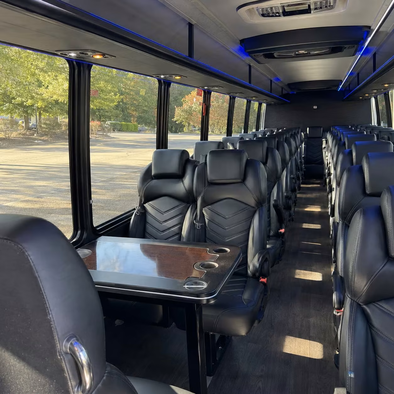 newark prom couples and friend groups rely on minibuses for elegant on time arrivals