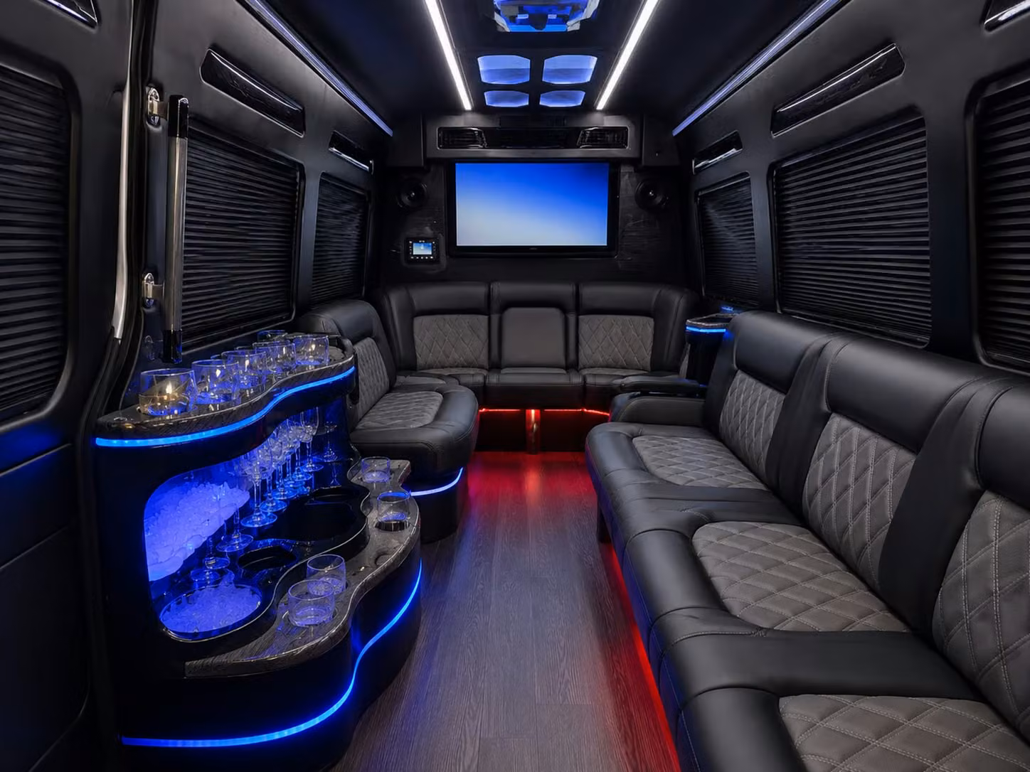 rent a prom bus in newark and keep your whole group together all night